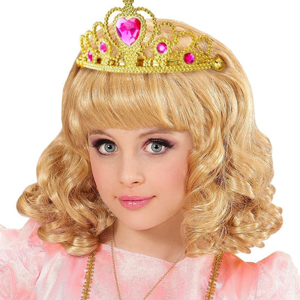 Goud Roze Tiara van Widmann koop je bij Partywinkel