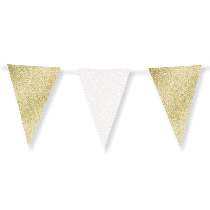 Goud Witte Slinger 6m van Paper Dreams koop je bij Partywinkel