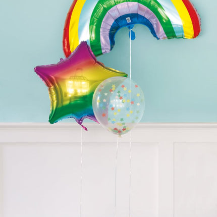 Gouden Ballon Gewicht Franjes 21cm van Unique koop je bij Partywinkel