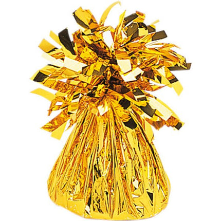 Gouden Ballon Gewicht Kegel 170gr van Riethmueller koop je bij Partywinkel