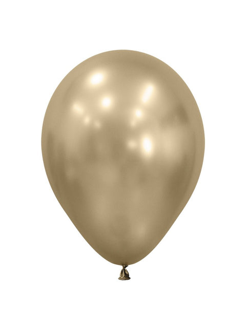 Gouden Ballonnen 23cm 50st van Sempertex koop je bij Partywinkel