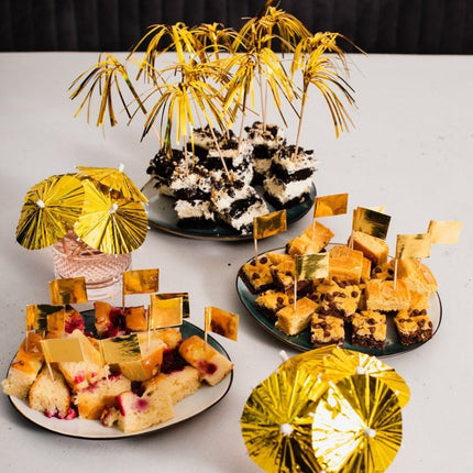 Gouden Cocktailprikkers 50st van WeFiesta koop je bij Partywinkel