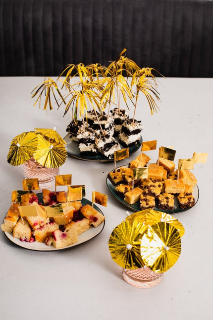 Gouden Cocktailprikkers 50st van WeFiesta koop je bij Partywinkel
