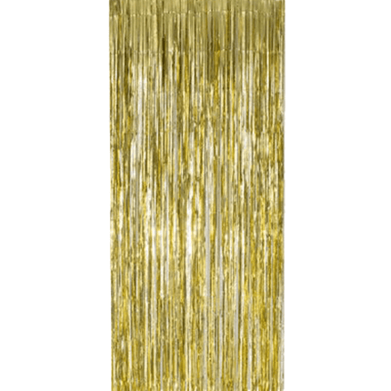 Gouden Deurgordijn Folie 2,4m van WeFiesta koop je bij Partywinkel