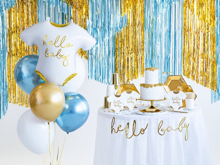 Gouden Deurgordijn Metallic 2,5m van Partydeco koop je bij Partywinkel