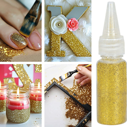 Gouden Glitter Gel 10gr van Fiestas Guirca koop je bij Partywinkel