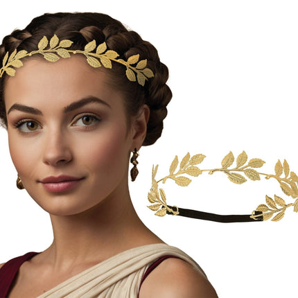 Gouden Haarband Bloemen van Fiestas Guirca koop je bij Partywinkel