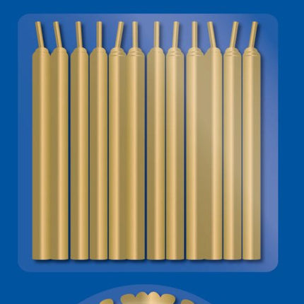 Gouden Kaarsjes Houder 6cm 12st van Haza Witbaard koop je bij Partywinkel