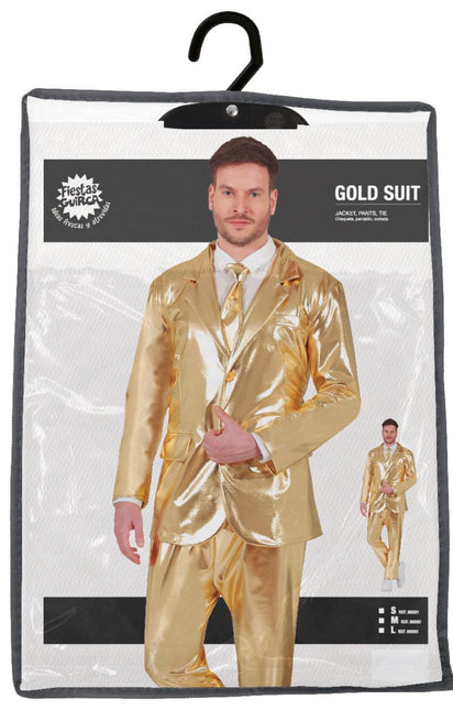 Gouden Kostuum Heren - Partywinkel - 8434077860915