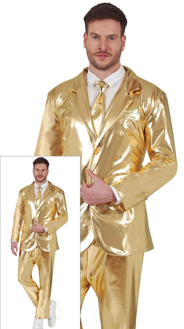 Gouden Kostuum Heren - Partywinkel - 8434077860915