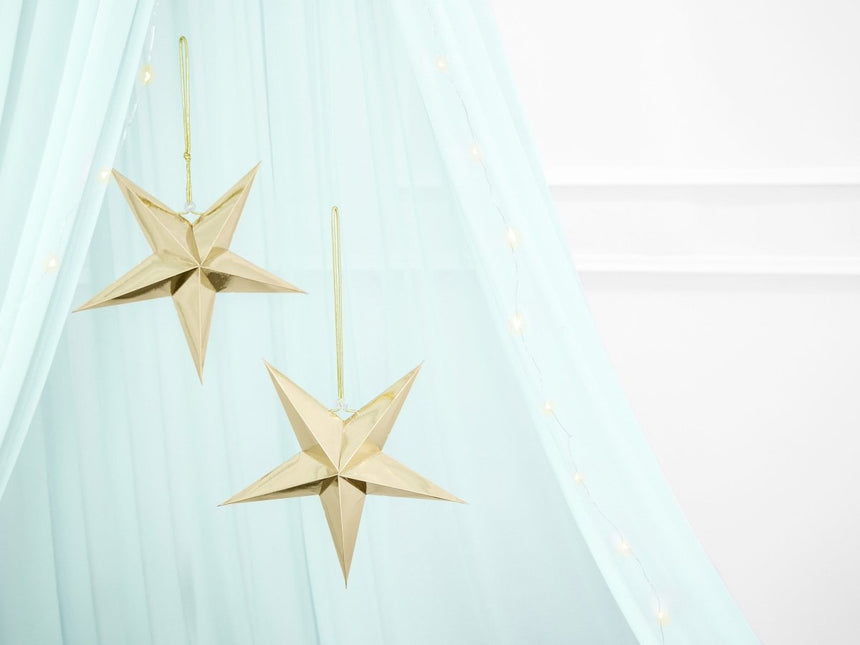 Gouden Lampion Ster 45cm van Partydeco koop je bij Partywinkel