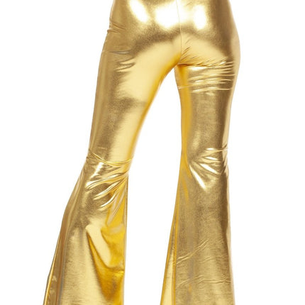Gouden Legging Dames Metallic van Wilbers & Wilbers koop je bij Partywinkel
