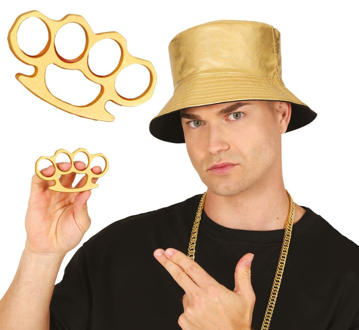 Gouden Nep Boksbeugel - Partywinkel - 8434077271193