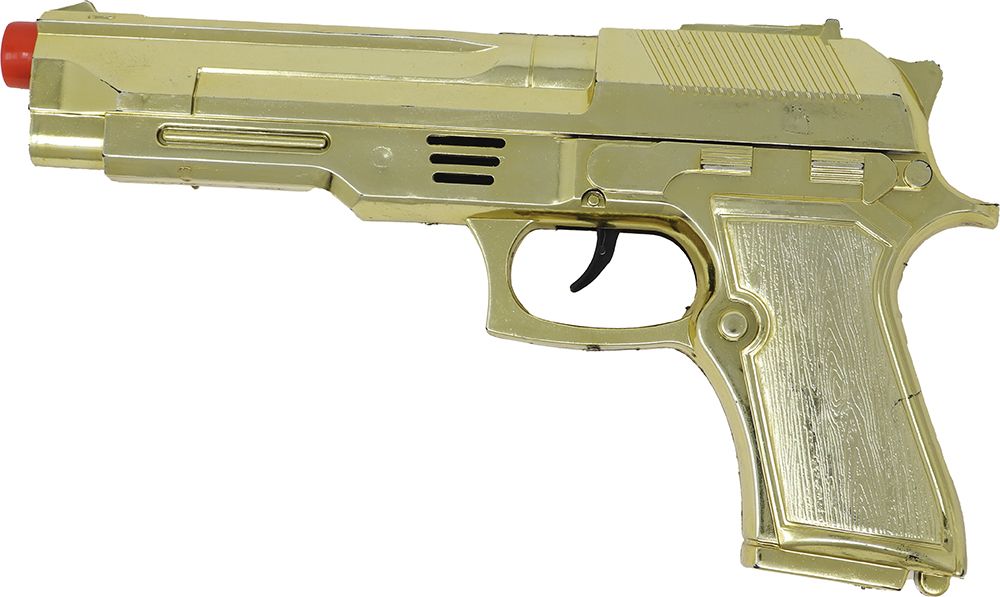 Gouden Nep Pistool 22cm - Partywinkel - 8434077161784