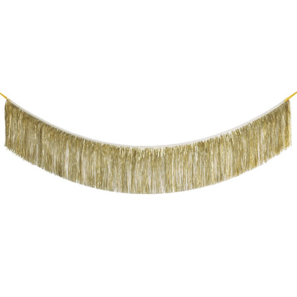 Gouden Slinger Franjes 1,83m van Unique koop je bij Partywinkel