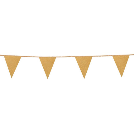 Gouden Slinger Glitter Papier 6m van Boland koop je bij Partywinkel
