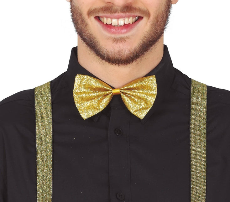 Gouden Strik 12cm van Fiestas Guirca koop je bij Partywinkel