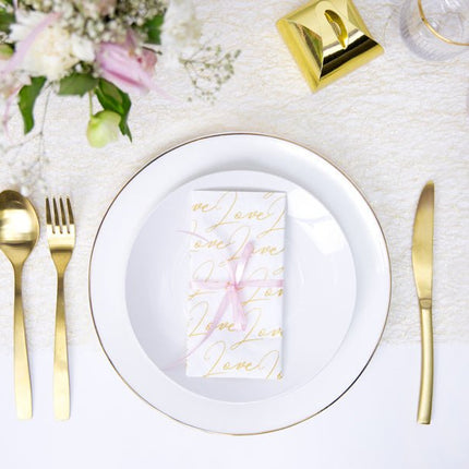 Gouden Tafelloper 9m van Partydeco koop je bij Partywinkel