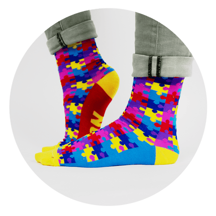 Grappige Sokken Yes! No! 1 paar van Paper Dreams koop je bij Partywinkel