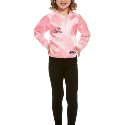 Grease Jas Roze Meisje Pink Ladies van Smiffys koop je bij Partywinkel