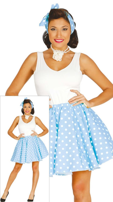 Grease Kostuum Dames Blauw van Fiestas Guirca koop je bij Partywinkel