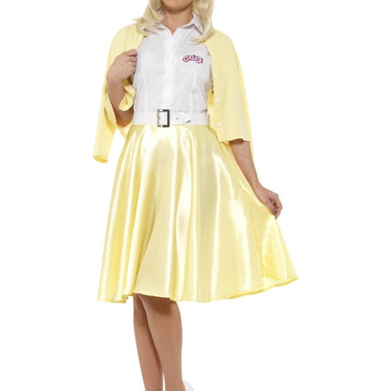 Grease Kostuum Geel Dames Sandy van Smiffys koop je bij Partywinkel