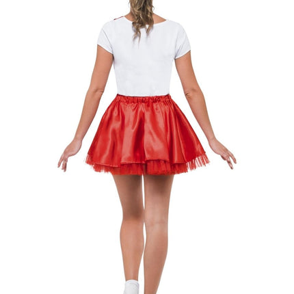Grease Kostuum Rood Wit Dames Sandy van Smiffys koop je bij Partywinkel