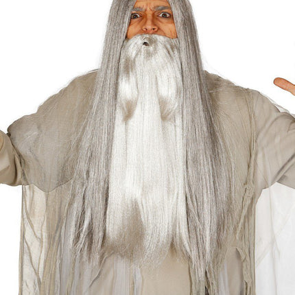 Grijze Baard Lang van Fiestas Guirca koop je bij Partywinkel