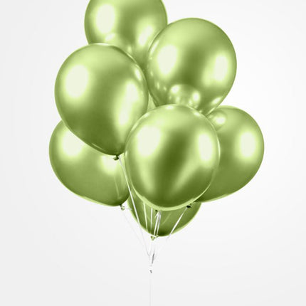 Groene Ballonnen Glans 30,5cm 100st van WeFiesta koop je bij Partywinkel