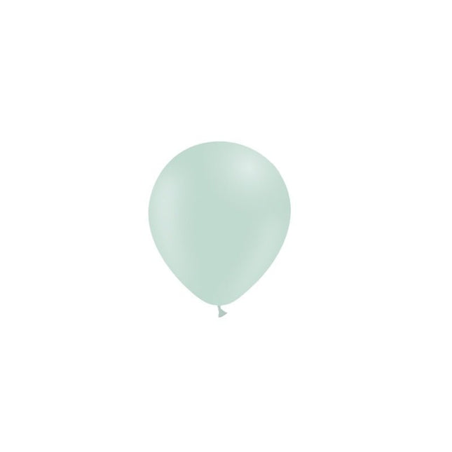 Groene Ballonnen Pastel 14cm 100st van Balloonia koop je bij Partywinkel