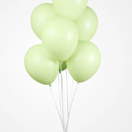 Groene Ballonnen Pastel Macaron 30cm 100st van WeFiesta koop je bij Partywinkel
