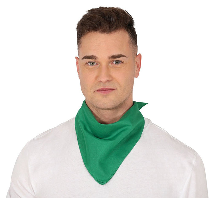 Groene Bandana 54cm - Partywinkel - 8434077270370