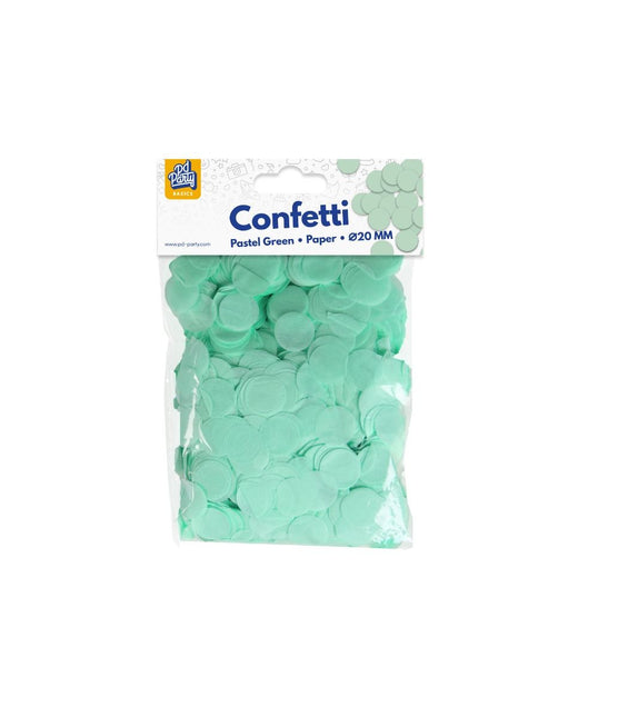 Groene Confetti Pastel 50gr van Paper Dreams koop je bij Partywinkel