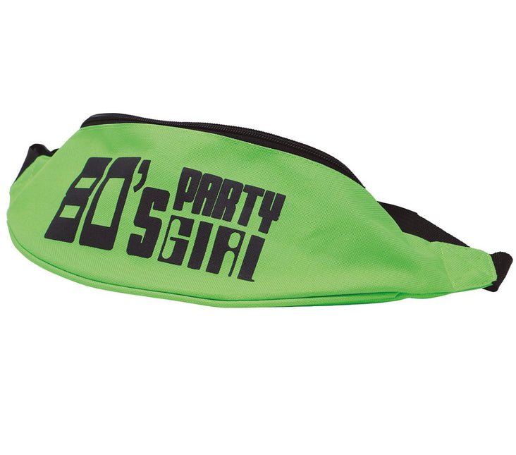 Groene Heuptasje 80'S Party Girl van Fiestas Guirca koop je bij Partywinkel
