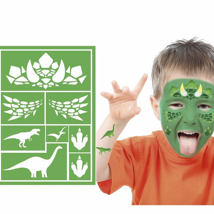 Groene Schmink Stencil 14x20cm van Fiestas Guirca koop je bij Partywinkel