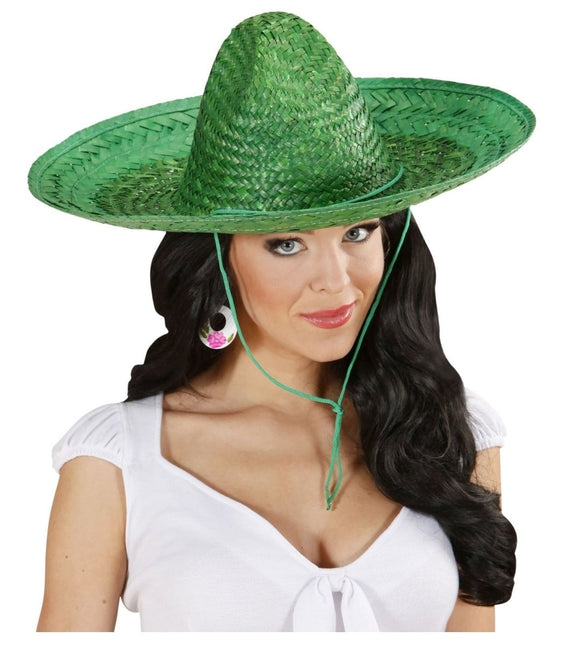 Groene Sombrero 48cm van Widmann koop je bij Partywinkel