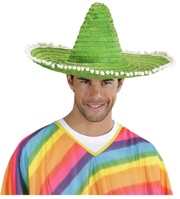 Groene Sombrero 50cm van Widmann koop je bij Partywinkel