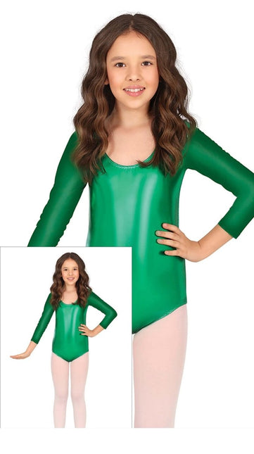 Gympakje Groen Meisje Metallic van Fiestas Guirca koop je bij Partywinkel