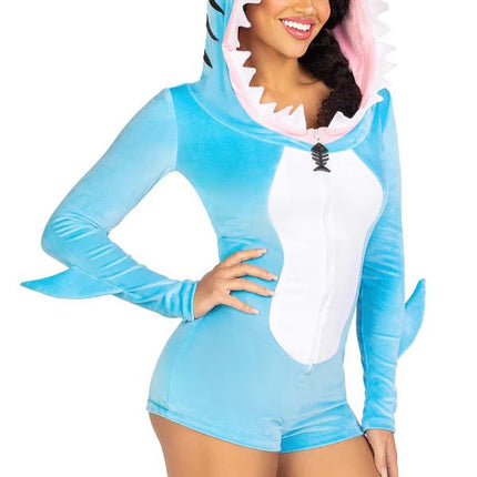 Haai Kostuum Dames Bodysuit Leg Avenue - Partywinkel - 714718568201