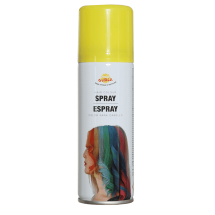 Haar Spray Geel 125ml van Fiestas Guirca koop je bij Partywinkel