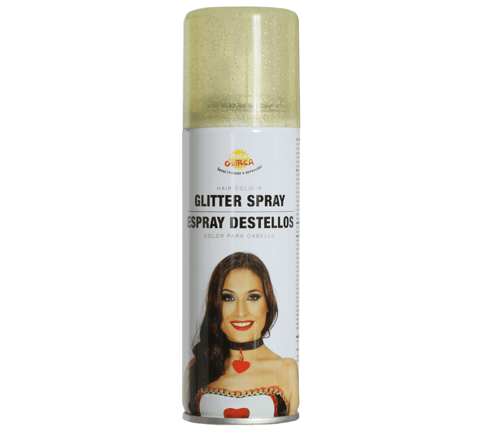 Haar Spray Glitter Goud 125ml van Fiestas Guirca koop je bij Partywinkel