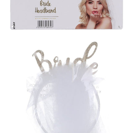 Haarband Bride van Smiffys koop je bij Partywinkel