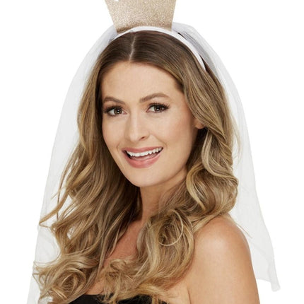 Haarband Bruid van Smiffys koop je bij Partywinkel