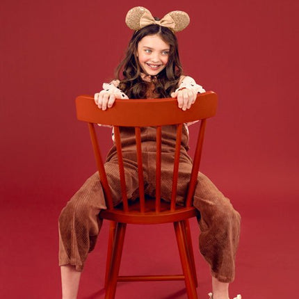 Haarband Muizen Oren Rose Goud 25cm van Partydeco koop je bij Partywinkel