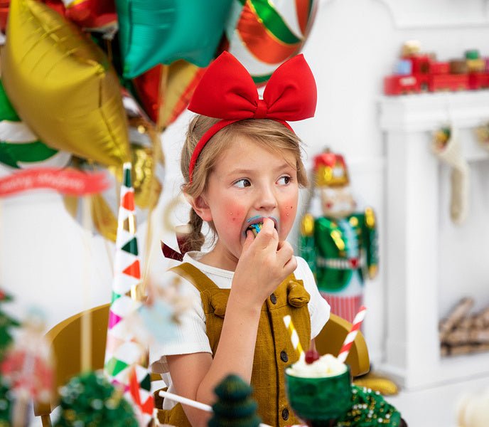 Haarband Rode Strik 21cm van Partydeco koop je bij Partywinkel