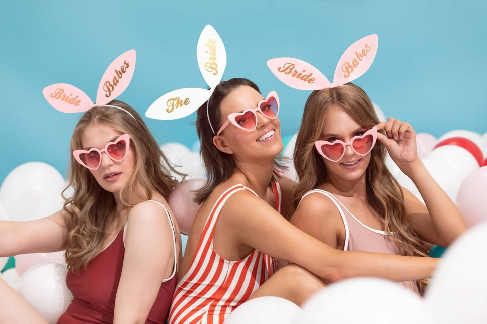 Haarbanden Bride Babes 6st van Partydeco koop je bij Partywinkel