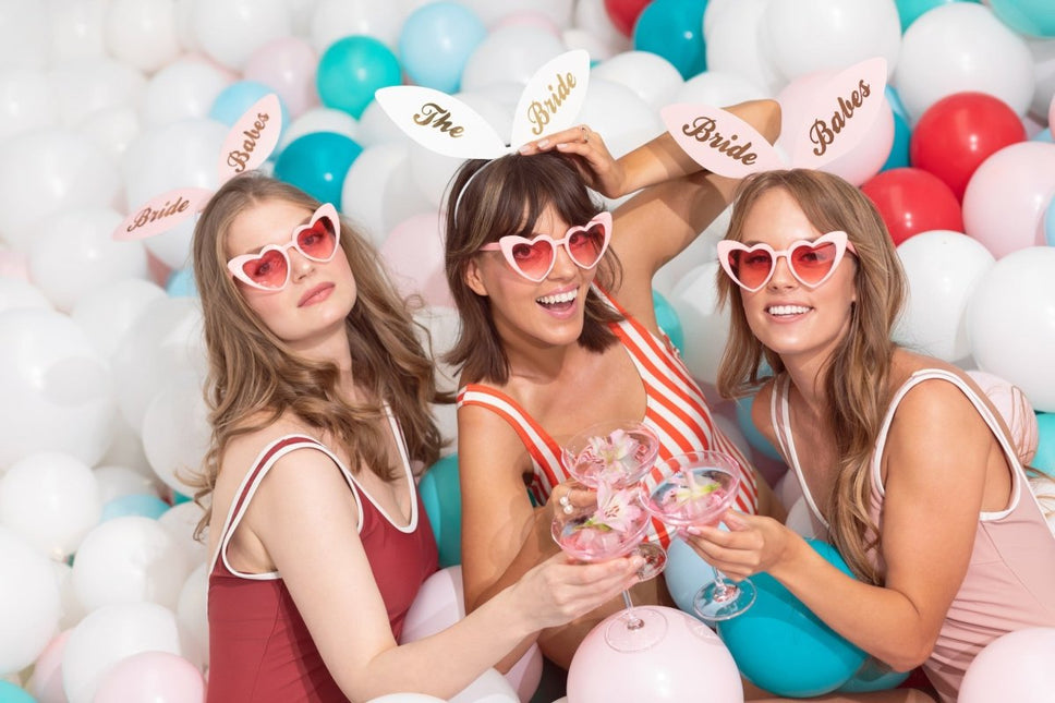 Haarbanden Bride Babes 6st van Partydeco koop je bij Partywinkel
