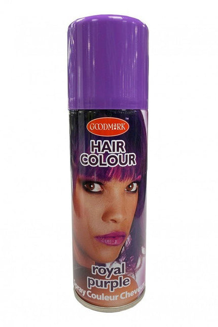 Haarspray Paars 125Ml van PartyXplosion koop je bij Partywinkel