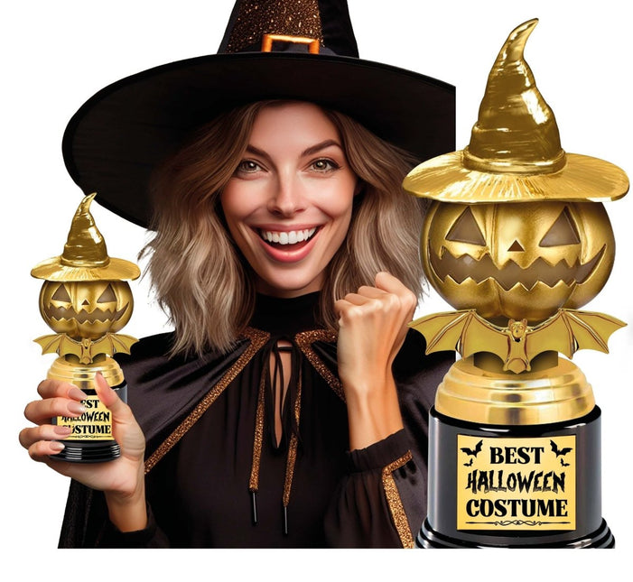 Halloween Award Pompoen 22cm - Partywinkel - 8434077269732