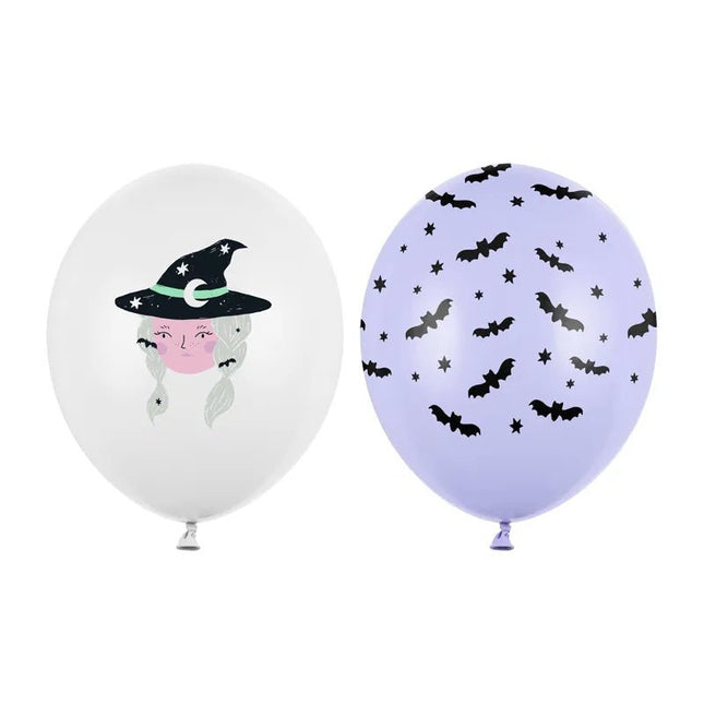 Halloween Ballonnen Hocus Pocus 30cm 50st van Partydeco koop je bij Partywinkel